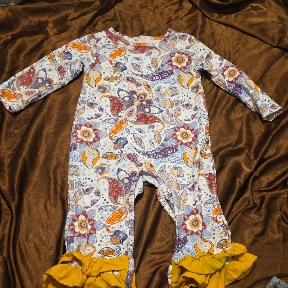 Colorful Paisley Kids One Piece